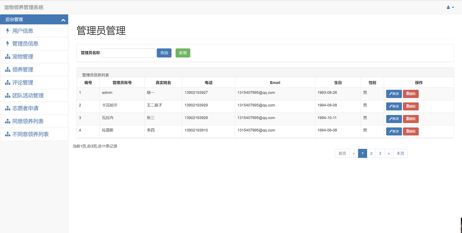 ssm jsp宠物领养前后台管理系统javaweb源码部署视频万字文档 - 图3