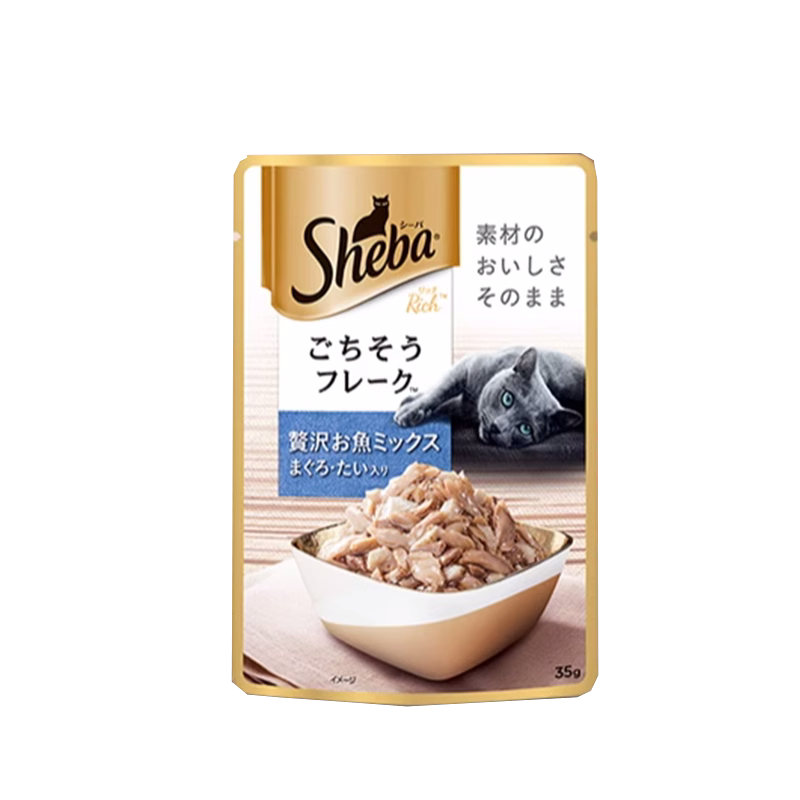 sheba希宝海外进口猫咪软包罐头猫零食营养湿粮包35g - 图3