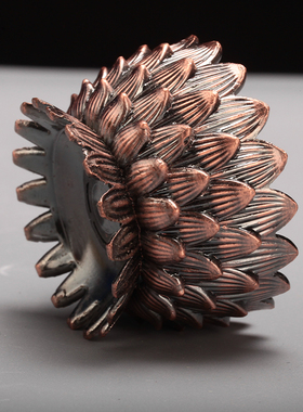 酥油灯灯座供具镀金合金小莲花酥油蜡烛灯座烛台供奉灯架铜色金色