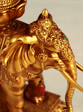 象宝充电电子酥油灯LED长明灯礼盒烛台大吉象插电无烟环保供奉灯