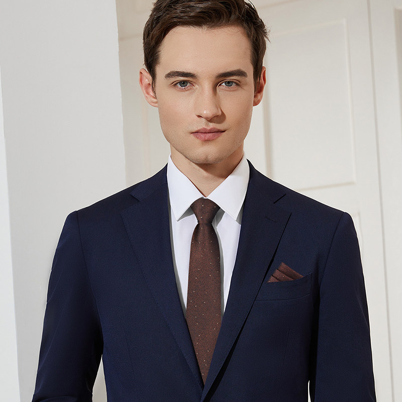 麻红金点领带男轻奢高级感商务正装西装衬衫高档手打款配饰礼盒装,淘宝优惠券,粉丝福利购,淘宝优惠卷