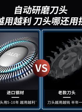 奥克斯剃须刀老年人硬胡子专用电