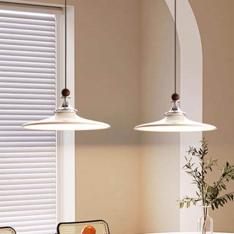 意式极简餐厅吊灯吧台餐桌灯设计师款卧室床头灯奶油风飞碟餐厅灯,淘宝优惠券,粉丝福利购,淘宝优惠卷