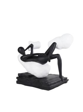 简约现代抽象人物雕塑酒店样板间客厅桌面艺术摆件轻奢家居装饰品