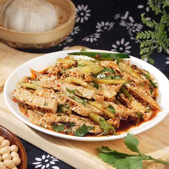 脆豆腐干货邳州素鸡油炸豆干脆皮豆腐火锅麻辣烫徐州特产豆制品