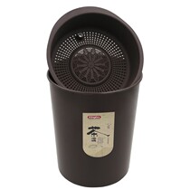 Large number with filter screen thickened plastic waste tea waste tea waste tea water tea leakage inverted bucket water filtration drainage tea residue barrel