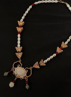 何惟芳国色芳华同款璎珞唐风项链唐代古风软璎珞杨紫同款项链