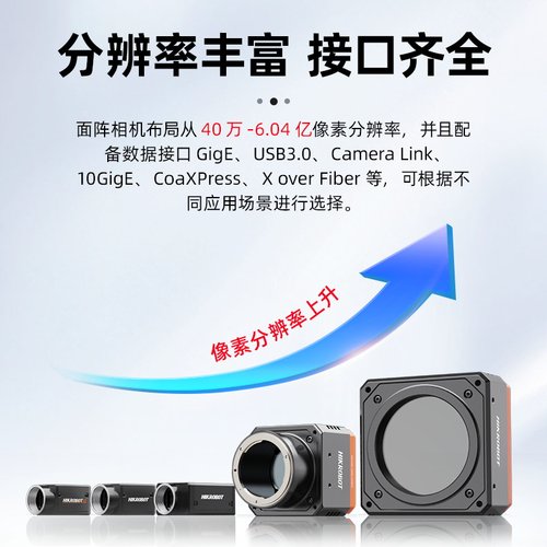 海康机器人全局彩色相机黑白高速千兆网口500万MV-CS050-10GM/GC - 图2