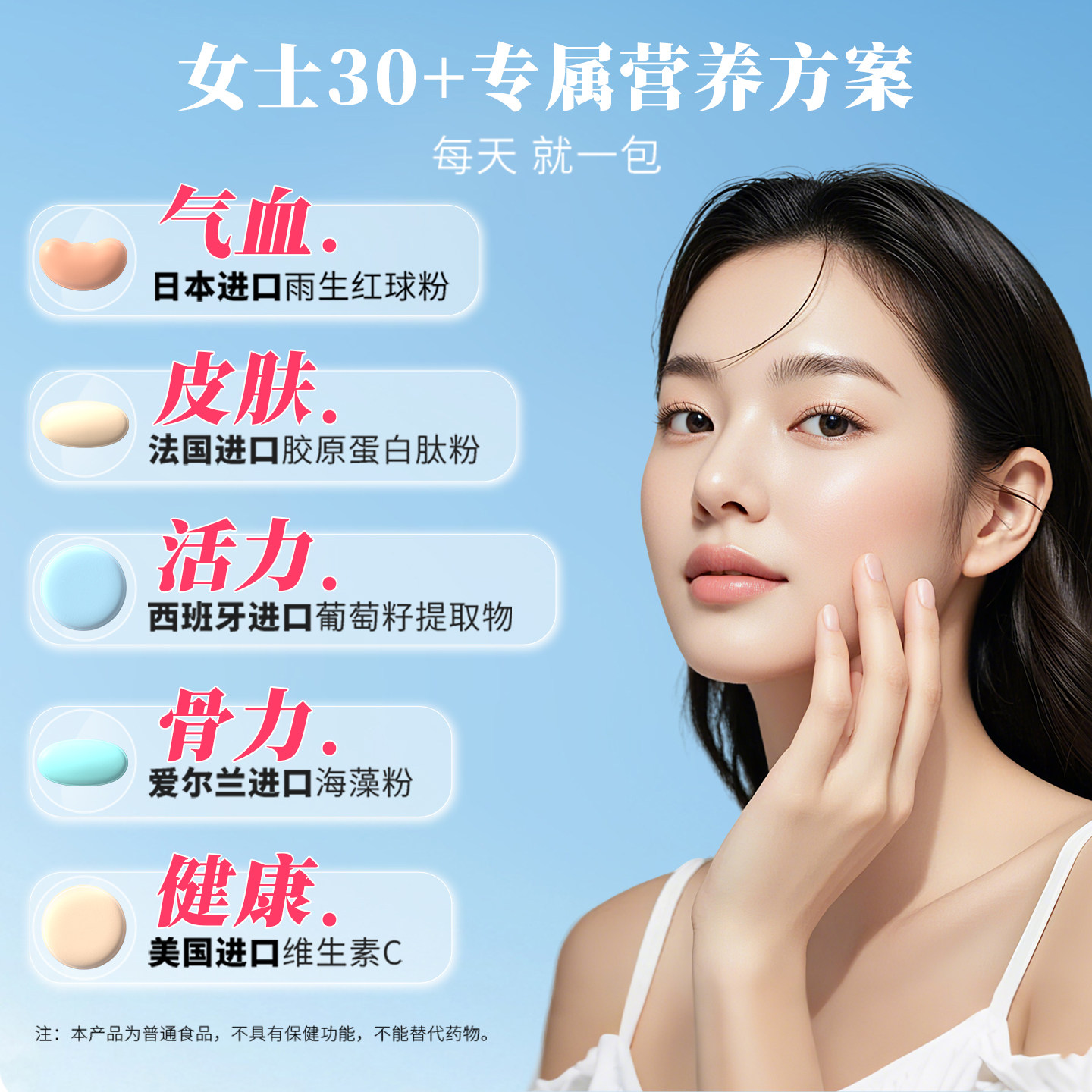 同款LessonOne女士每日营养包升级版复合维生素B益生菌鱼油维生素,淘宝优惠券,粉丝福利购,淘宝优惠卷