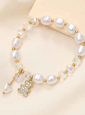 女合金时尚OL几何手链