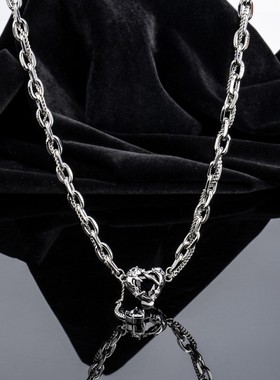 水晶水晶水波链女水波项链不过敏