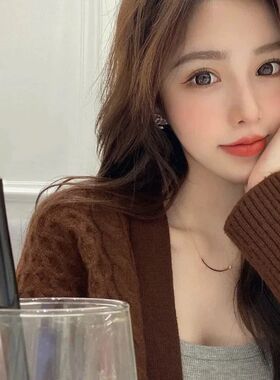 S925银微笑项链百搭18K玫瑰金小巧笑脸劲饰锁骨链送女友生日礼物