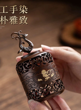 仿古中式宫灯黄铜香薰炉创意摆件