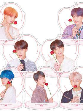 新款无缝夹层CNC BTSV7韩国男团KPOP金泰亨田柾国郑号锡明星周边