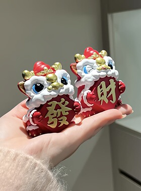醒狮摆件2026马年吉祥物