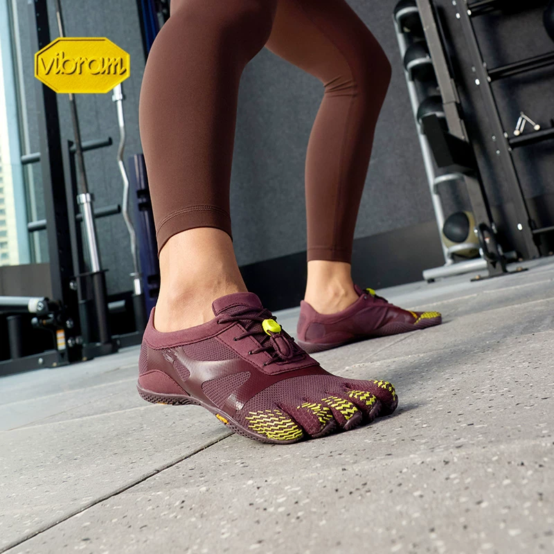 Женские обувь Vibram Five-finger для занятий йогой и пилатесом босиком, всесторонняя тренировка, нескользящие кроссовки фитнес, KSOEVO