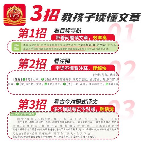 2025版 王朝霞小升初古诗文阅读真题100篇超详解文言文阅读与训练必背全解全练一本通古诗词古文 小学语文阅读理解专项强化课外书 - 图2