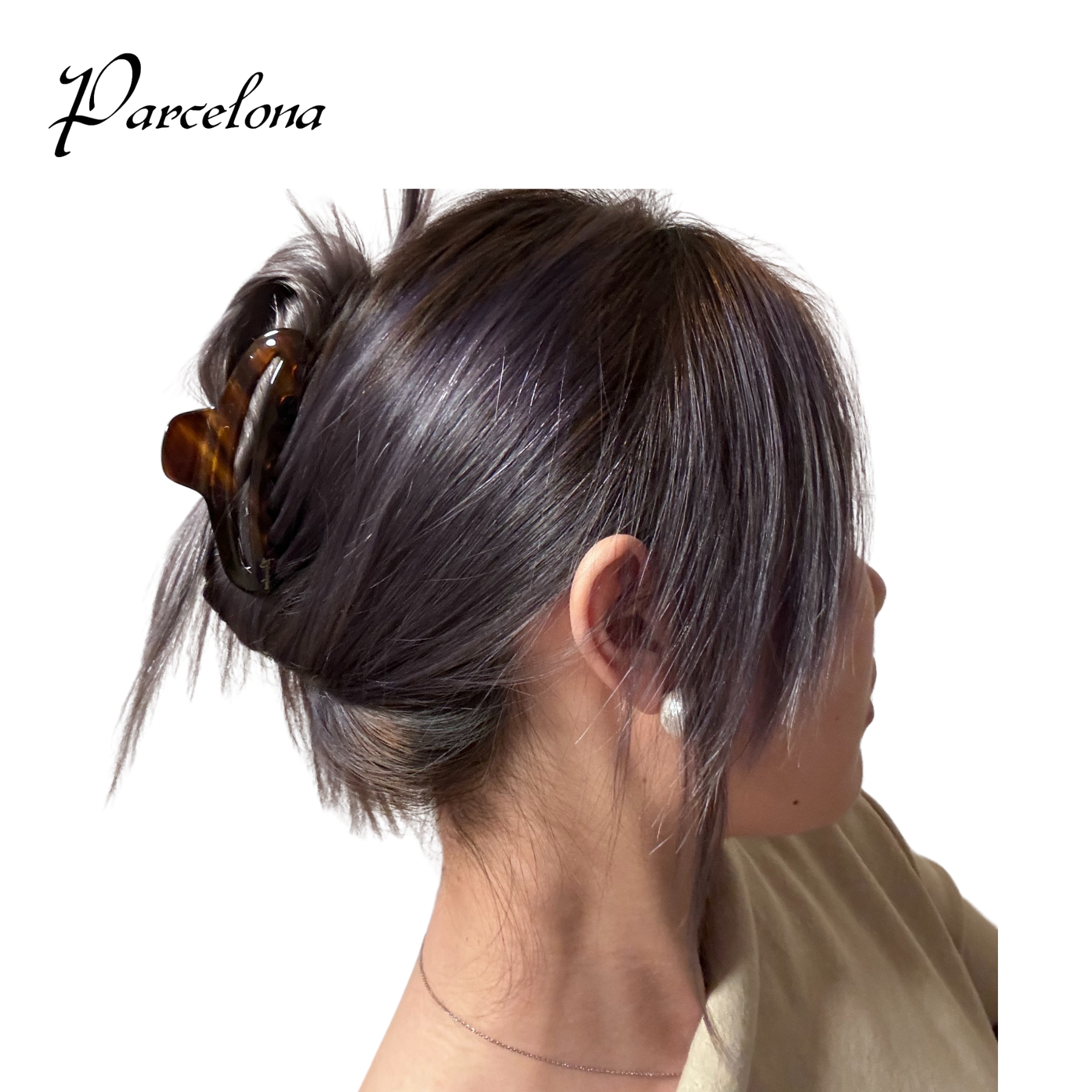 parcelona潘芮娜经典欧美盘发抓夹鲨鱼夹头饰极简风马尾西班牙