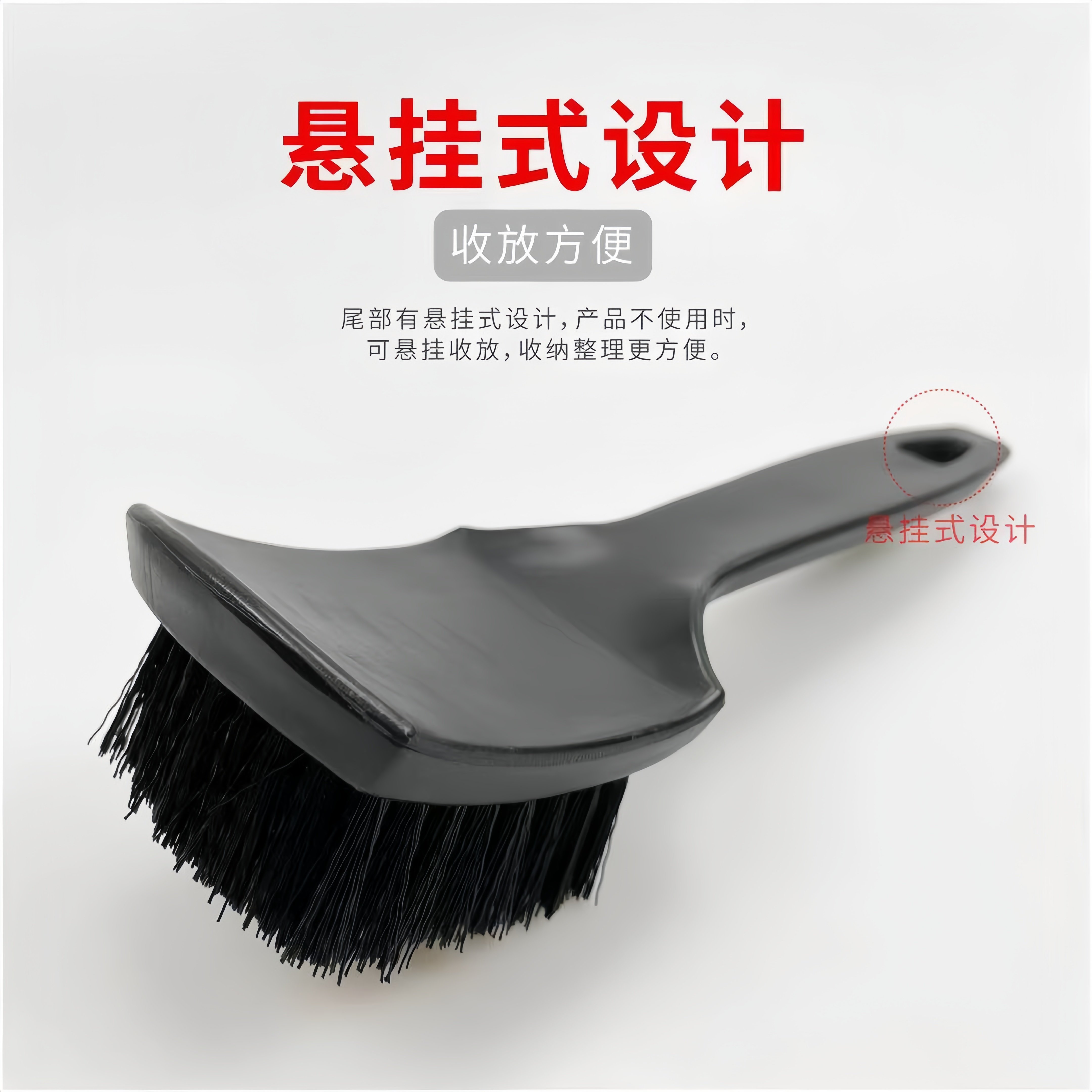 汽车轮胎清洗刷子黑色多功能轮毂钢圈脚垫织物清洁刷清洗工具,淘宝优惠券,粉丝福利购,淘宝优惠卷