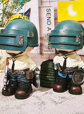 新疆包邮专区绝地求生刺激战场和平精英存钱罐儿童创意男生吃鸡储