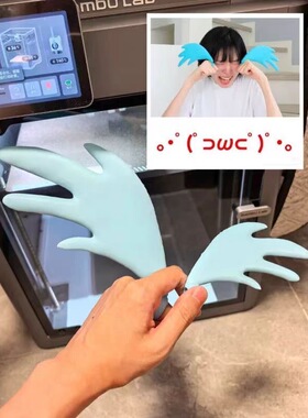 创意3D打印哭泣泪水戒指拍照萌感神奇哭哭戒指抽象搞笑哭泣指环