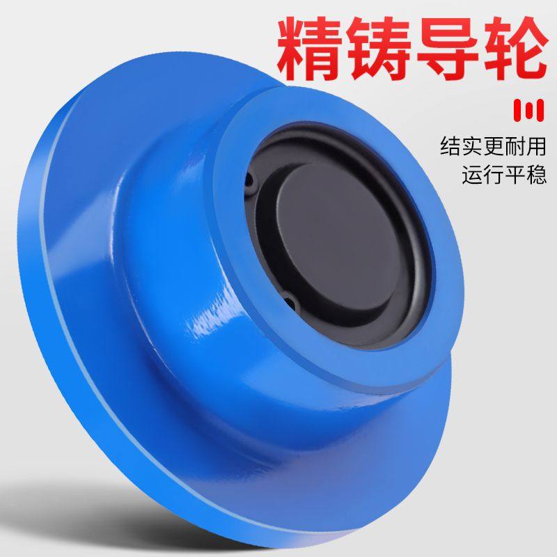 微型电动葫芦手推跑车220v家用起重吊机单轨道小车工字钢滑轮滑车 - 图2