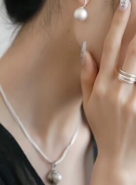 925银复古新中式多层手工银丝素圈戒指环开口调节小众设计高级感