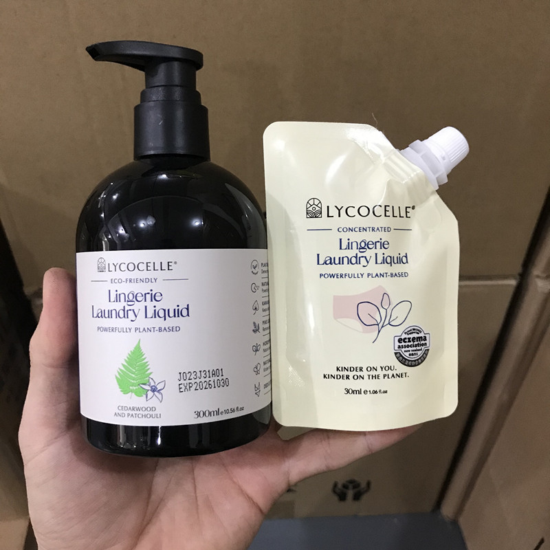 新西兰Lycocelle绽家内衣洗衣液白雪爱丽丝植物去渍内裤洗液300ml - 图1