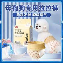 Mother Dog Physiological Pants Special Paper Diaper Aunt Lala Pants Puppy Dog Used Urine Not Wet Sanitary Napkins Can Be Excreted