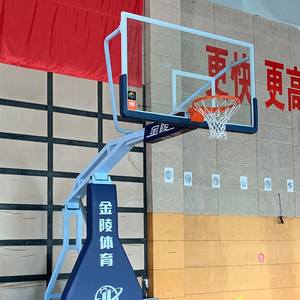 【篮球架】标准户外成人金陵篮球架 学校室内比赛用可移动篮球架