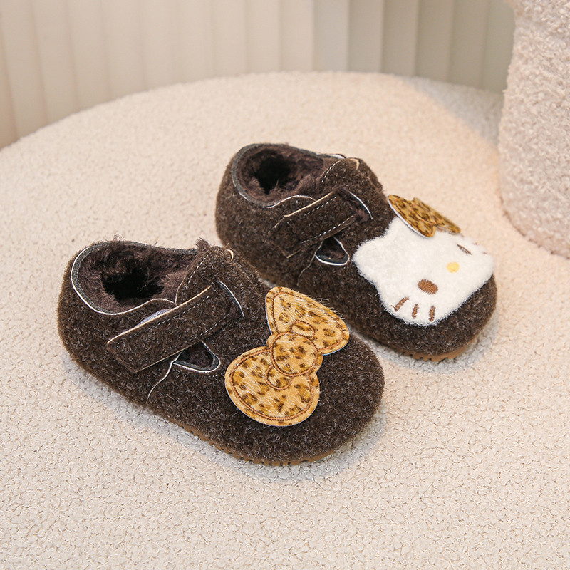 ABC Fans女童加绒勃肯鞋2025冬季新款小女孩加厚保暖豆豆鞋儿童鞋,淘宝优惠券,粉丝福利购,淘宝优惠卷