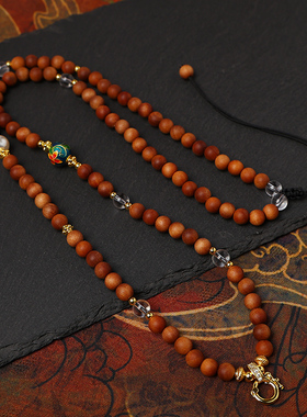 泰伽泰国佛牌链子天然檀木项链