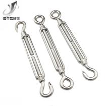 Telescopic pull hook m6m20m24 chain m10m4m8 pull-code shrink spiral buckle 304 stainless steel flower basket screw m5