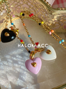 HALOkrACC糖豆油滴项链