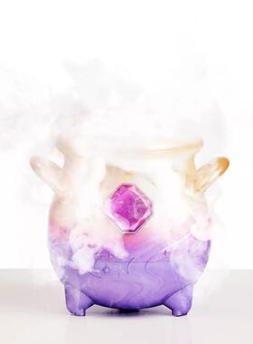 跨境迷雾锅魔法装饰品摆件树脂 神奇创意魔法锅儿童玩具设计摆件