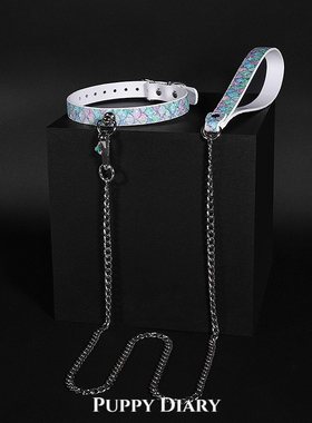 Puppy*人鱼项圈海洋亮片项链