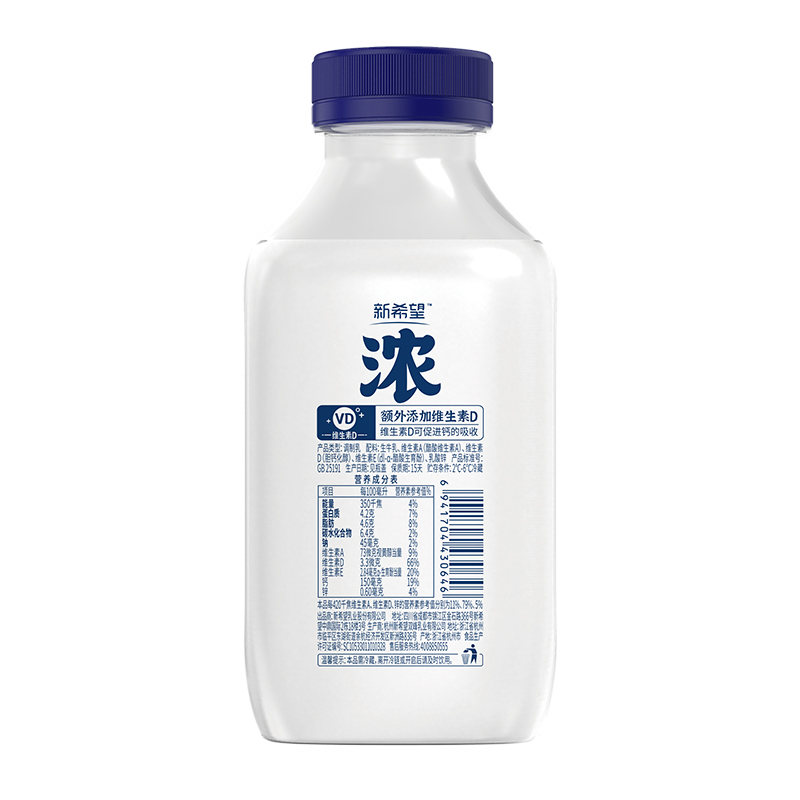 【周期配送】新希望今日鲜奶铺4.2克怕蛋白质鲜牛奶455ml-图3