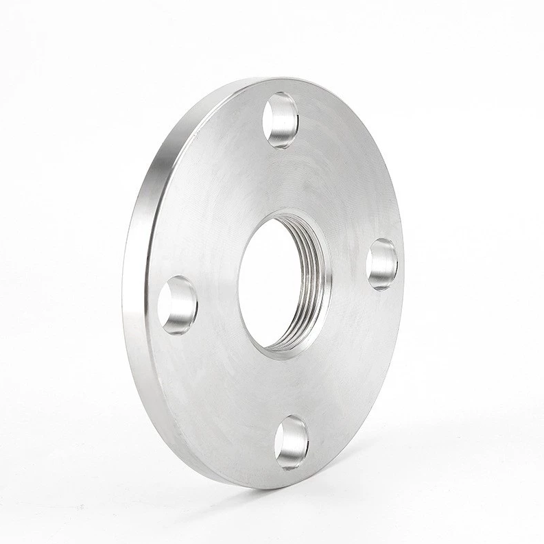 304不锈钢丝口法兰片内螺纹内丝内牙法兰盘PN10丝扣锻打RF面DN50 - 图2