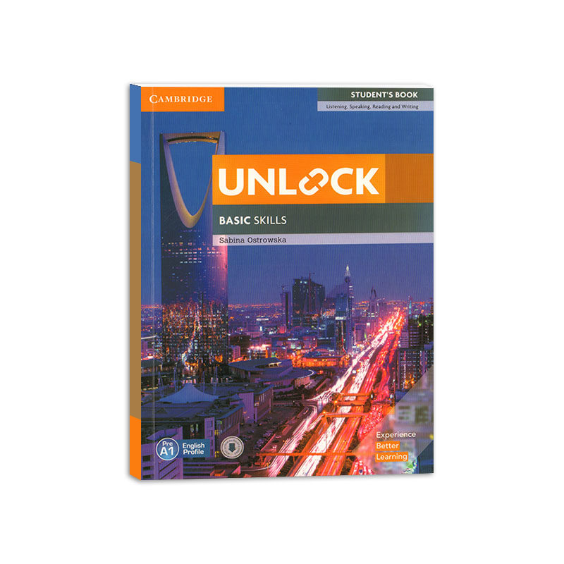 剑桥中学英语教材听力口语/阅读写作 第二版Unlock Listening Reading basic/1/2/3/4/5级听说读写学生新版思维英语练习 英文原版