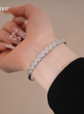 手饰三角形锆石时尚重工拼接欧美