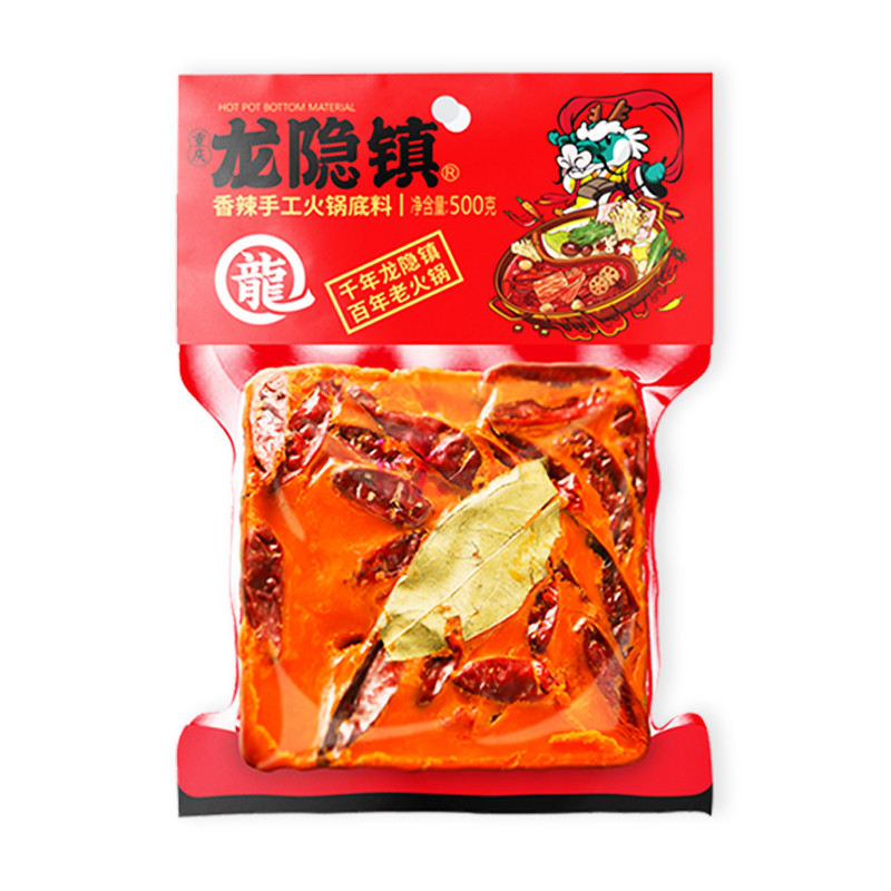 龙隐镇正宗特辣重庆牛油老火锅底料240g