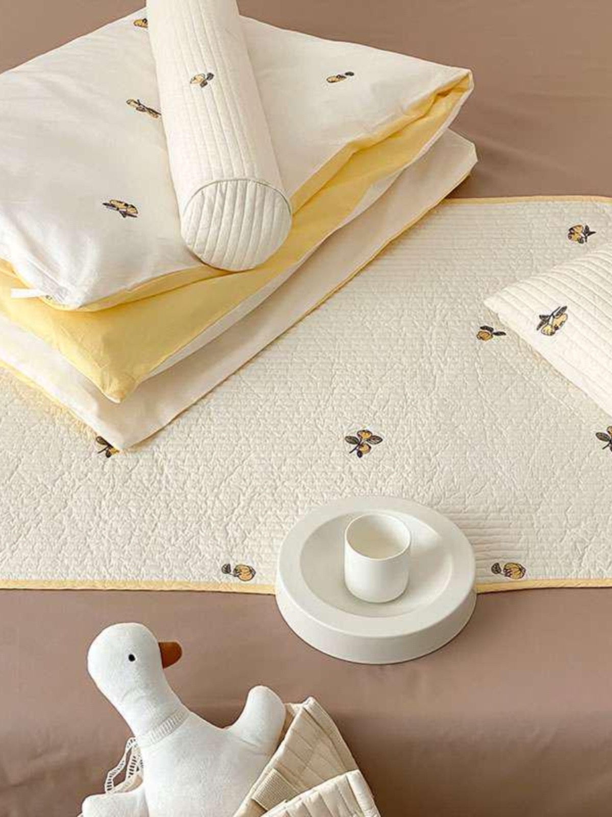 新品ins婴儿床盖 全棉儿童床垫 宝宝软垫小垫子铺垫褥绗缝垫加厚