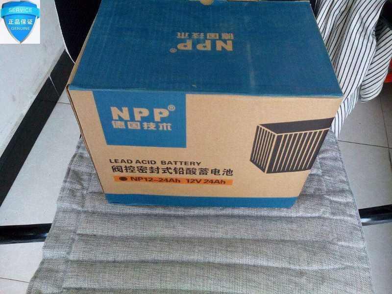 NPP耐普蓄电池NP12-40 12V40AH阀控密封式铅酸免维护 UPS直流屏 - 图0