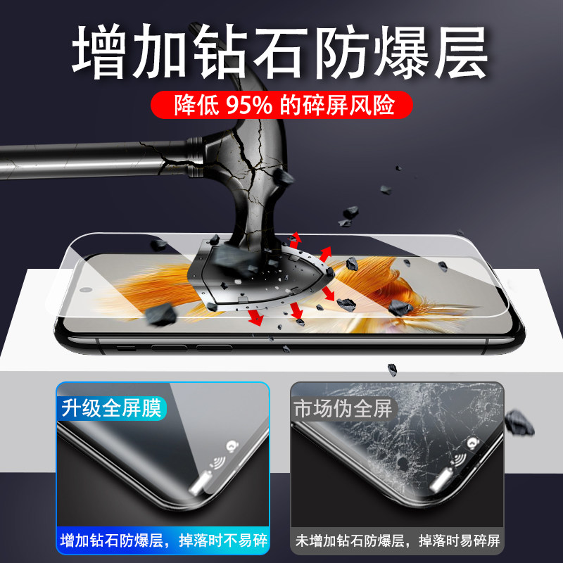 适用华为畅享70/60/50/20钢化膜畅享70/60pro全屏麦芒10/11/20防偷窥优畅享20/50抗蓝光nzones7pro防摔手机膜
