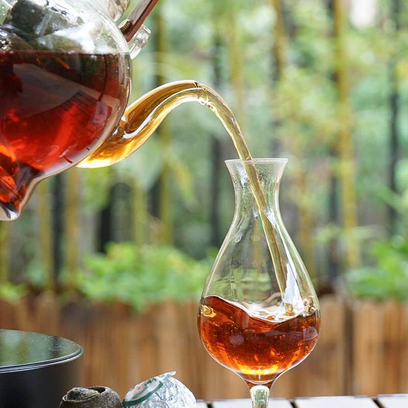 Two boxes of free tea set, one green tangerine, Guangdong Xinhui small green tangerine Pu'er ripe tea, tangerine peel Pu'er 150g/box