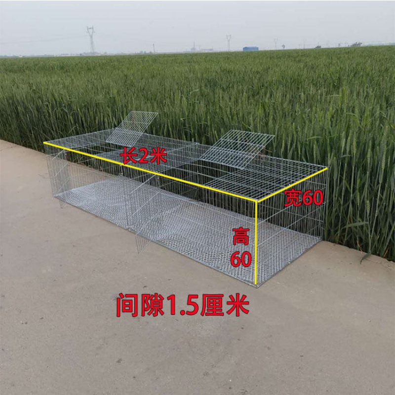 兔笼子鸡笼加粗兔子笼子鸽子笼家用养殖镀锌铁丝笼运输特大号笼子 - 图0