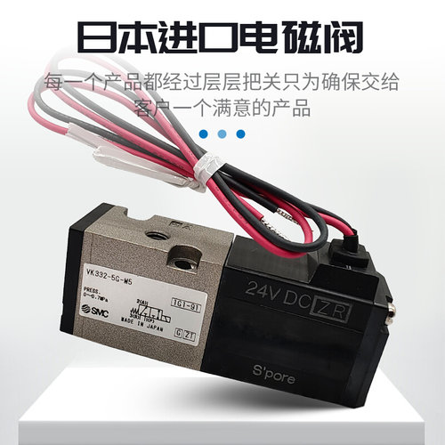 SMC电磁阀VK332/VK332V-5G/5GS/5HS/5D/5DZ-01-M5-Q VK3120-5G-M5-图1