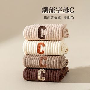 女中筒袜子韩版ins潮百搭卡通可爱秋冬甜