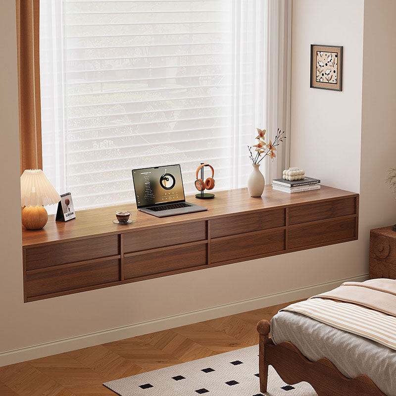 实木飘窗柜定制收纳储物柜一体阳台柜2026新款书桌抽屉式飘窗柜子,淘宝优惠券,粉丝福利购,淘宝优惠卷