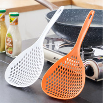 Leaking spoon Home Kitchen Oil Spill Spoon Fried Drain Dumplings Scoop spoons Strainer Strainer Strainer Leakage Spoonnet Filter Kitchen